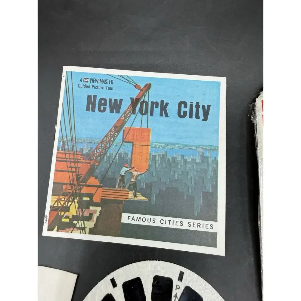 VIEW MASTER NEW YORK CITY FAMOUS CITIES SERIES & 7 wonders of the world Complete